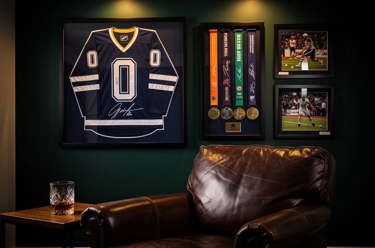 rámování 3D objektů a memorabilií