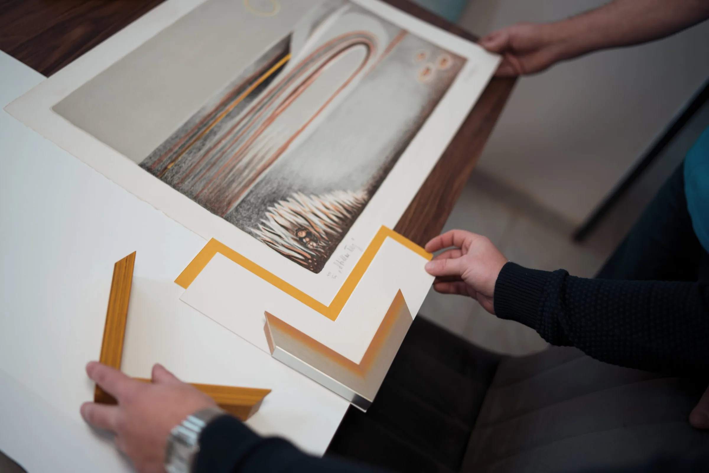 Detailní práce na rámu