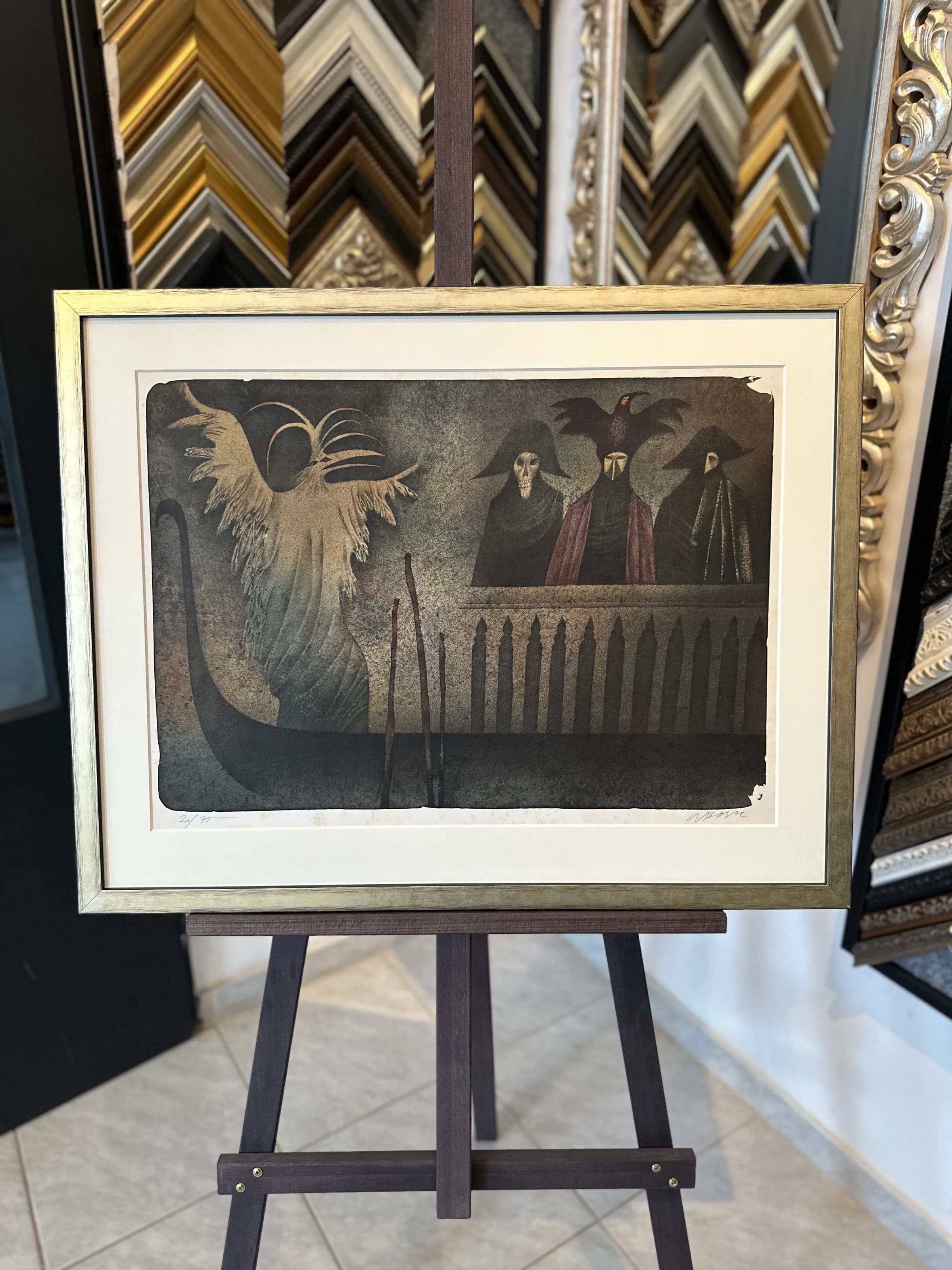 Ukázka rámování —  | Atelier Homolka