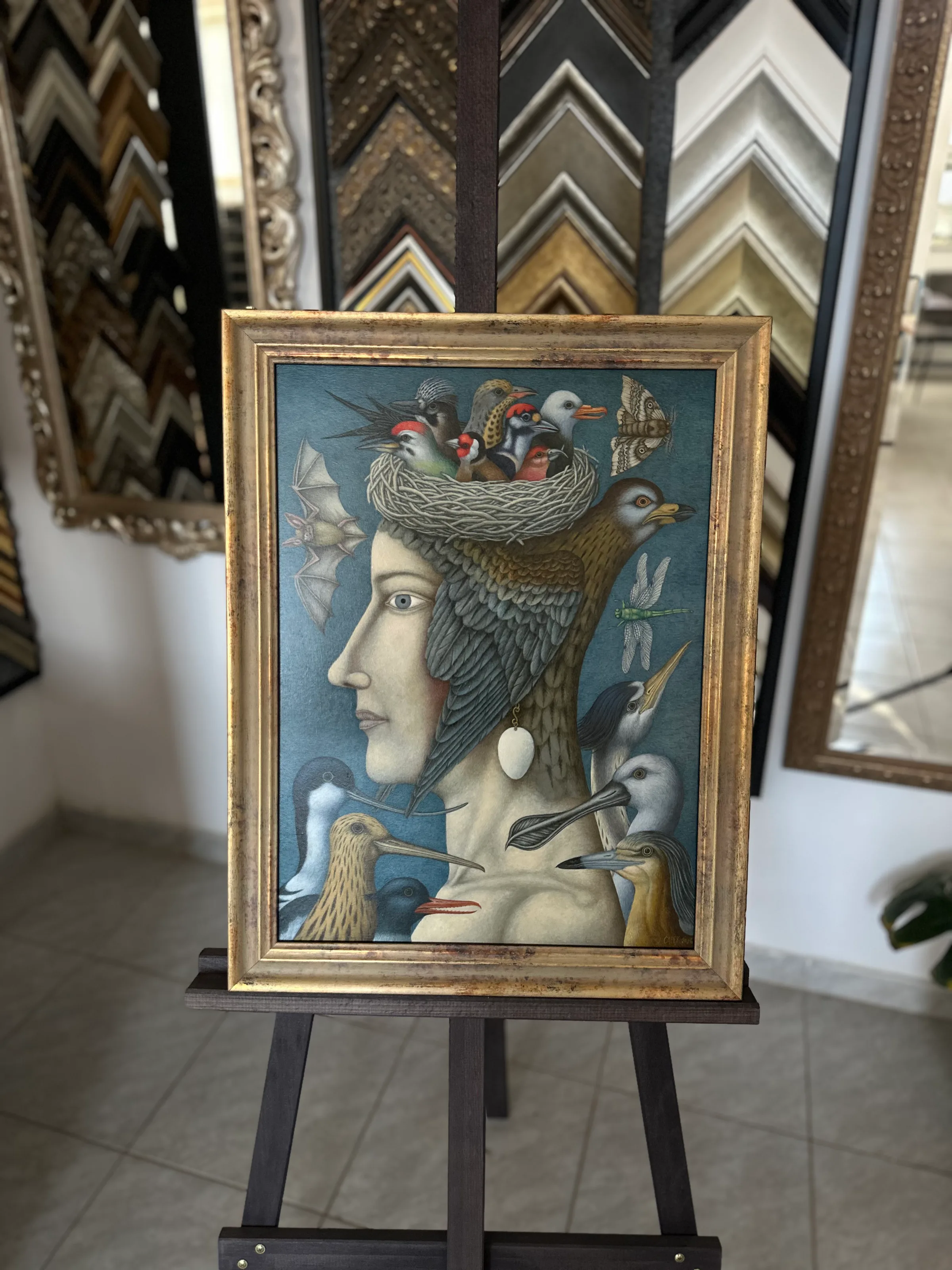 Ukázka rámování —  | Atelier Homolka