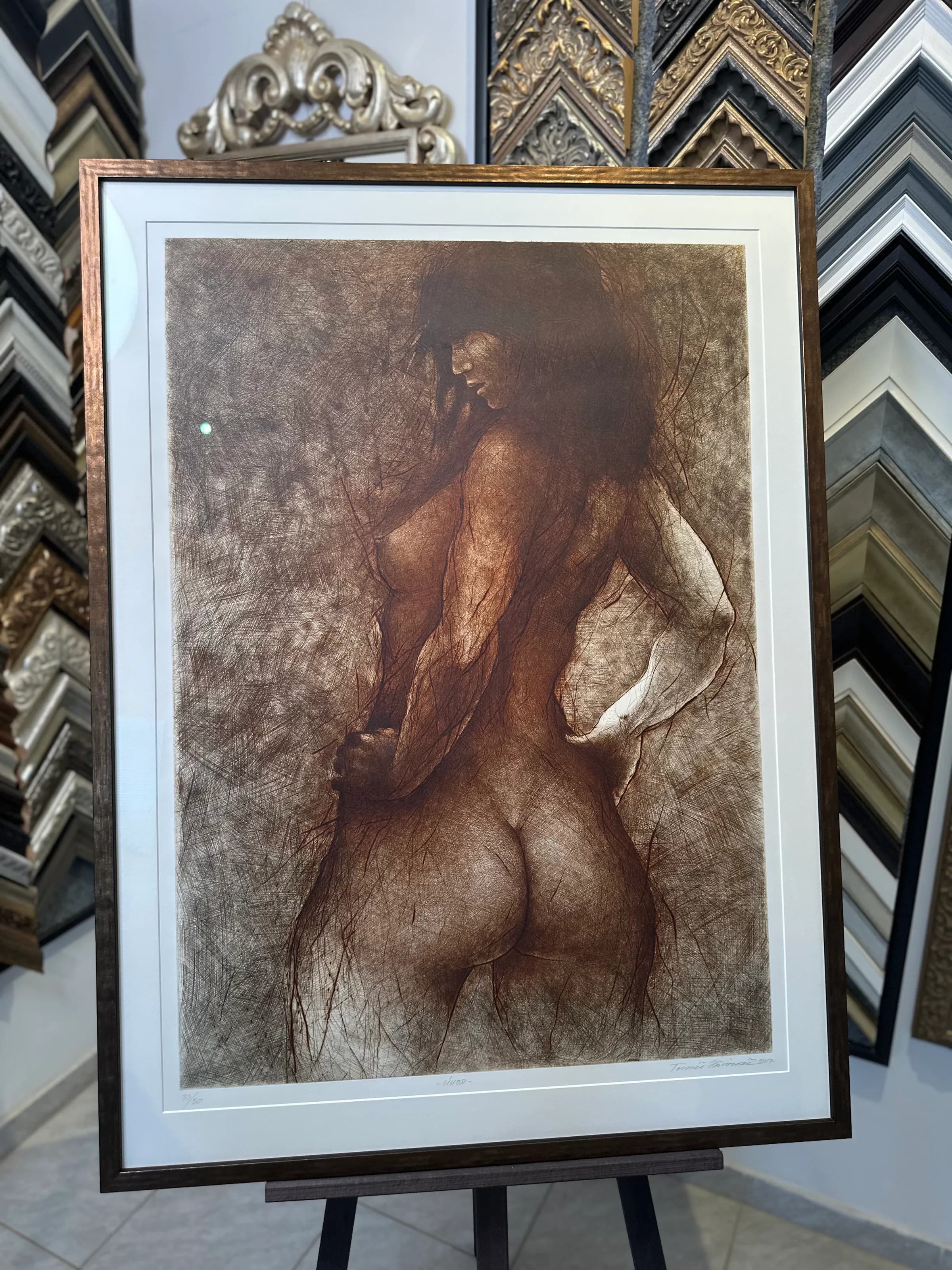 Ukázka rámování —  | Atelier Homolka