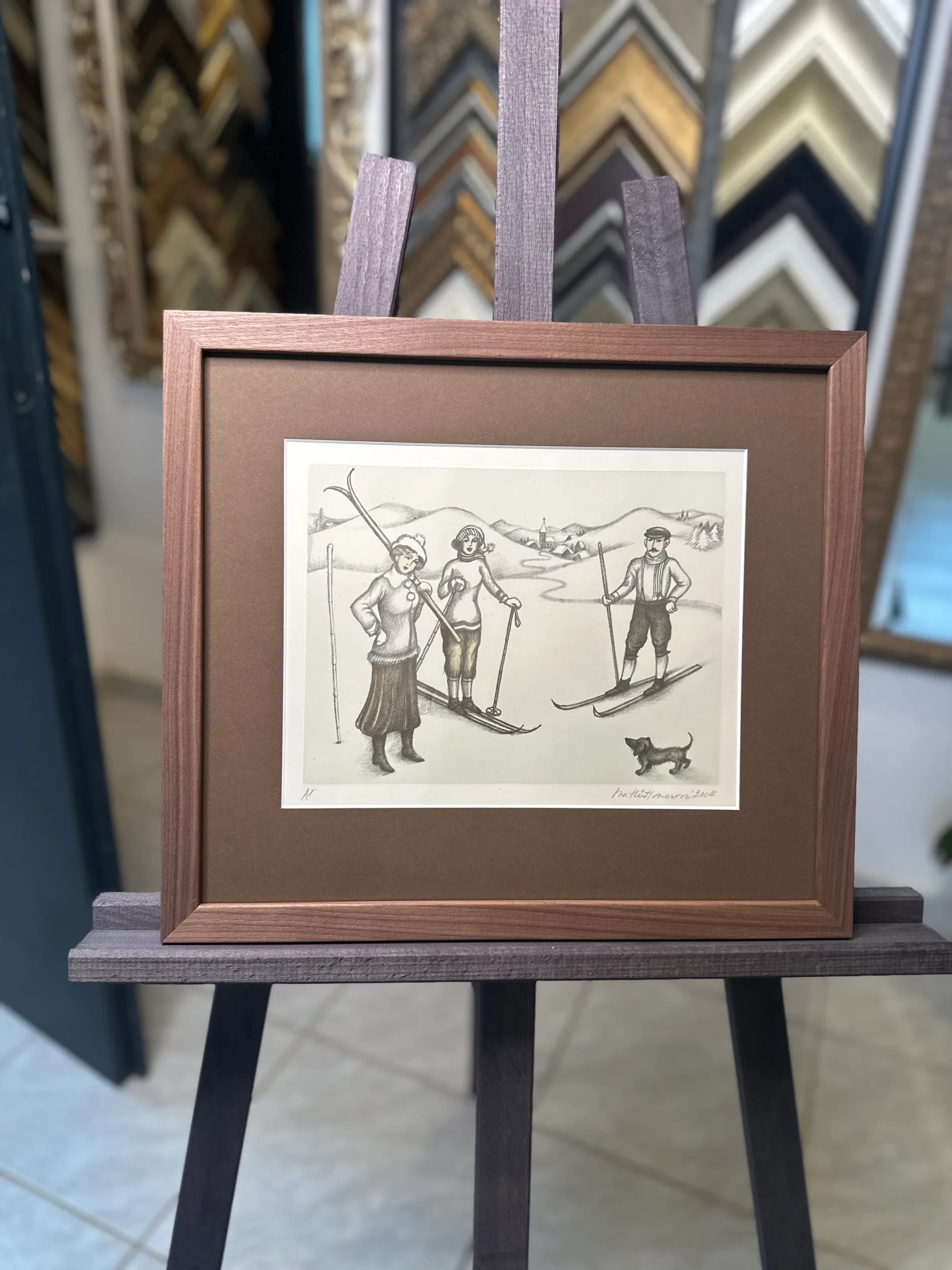 Ukázka rámování —  | Atelier Homolka