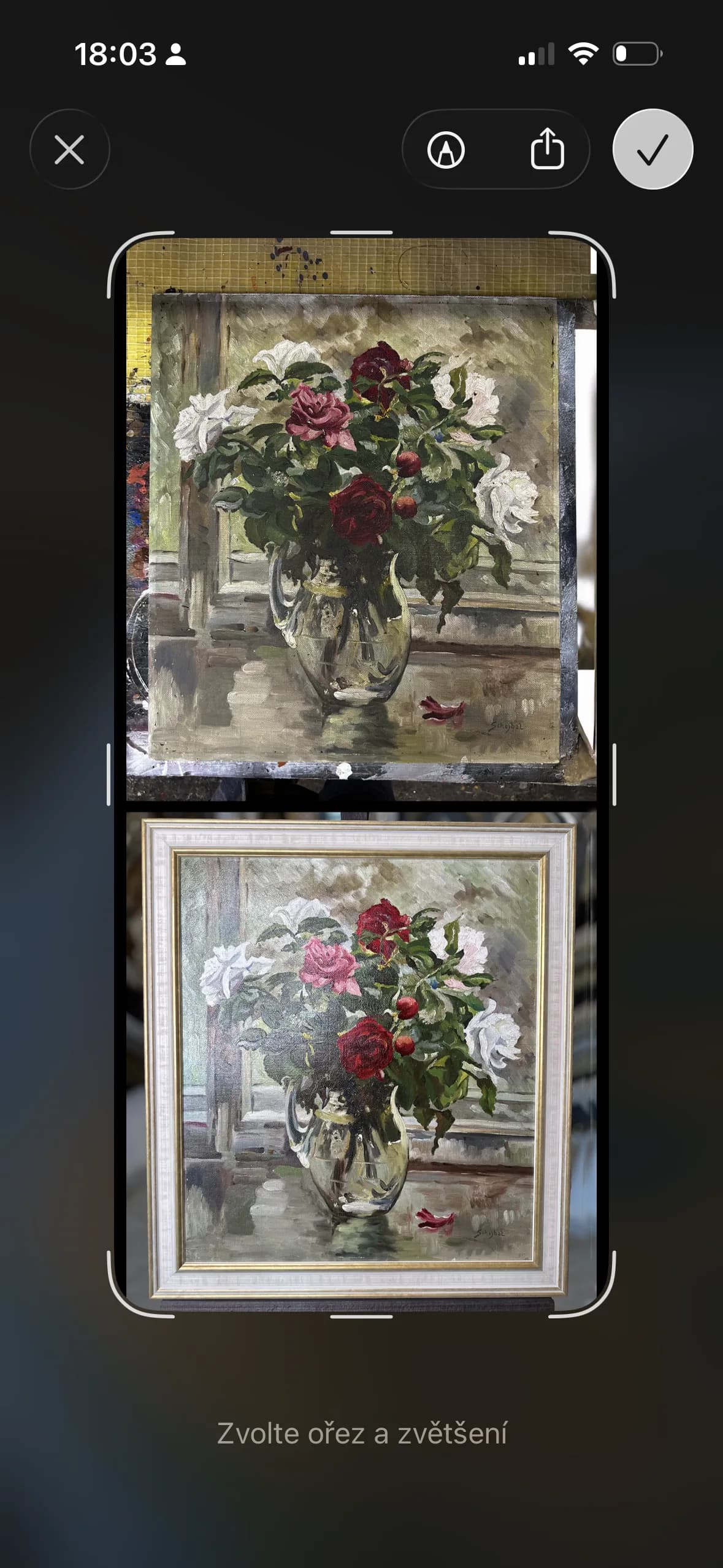 Ukázka rámování —  | Atelier Homolka