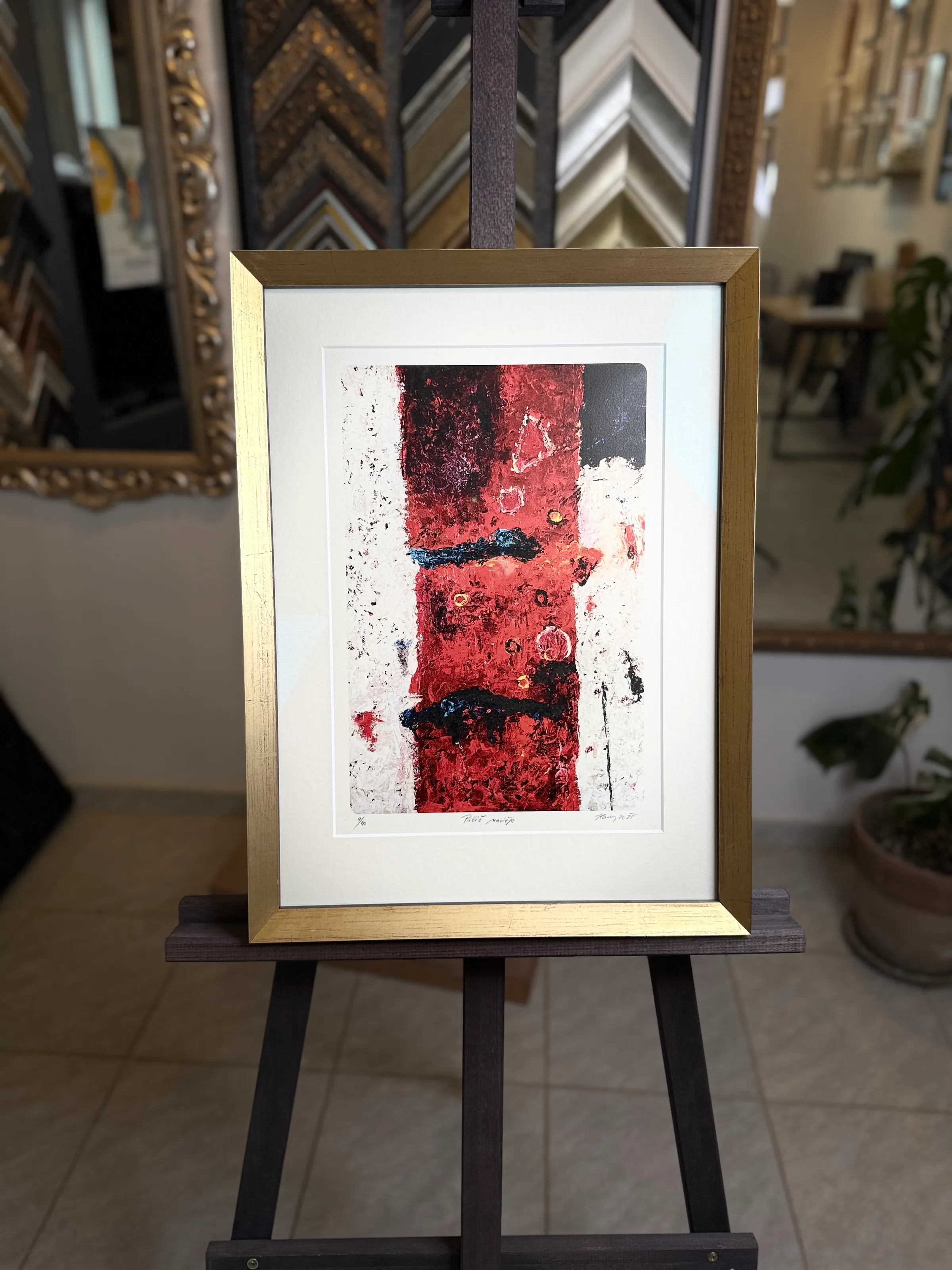 Ukázka rámování —  | Atelier Homolka