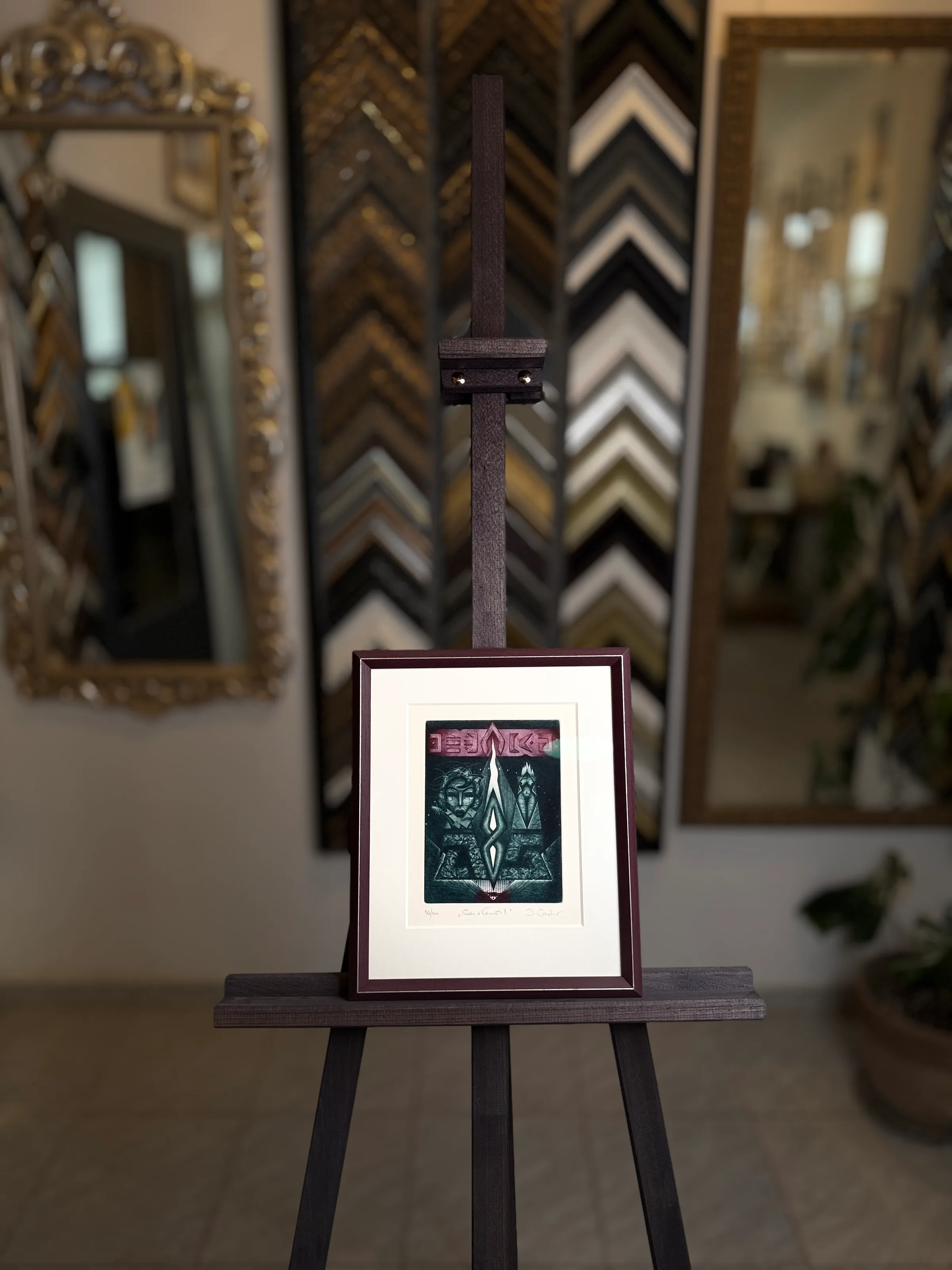 Ukázka rámování —  | Atelier Homolka