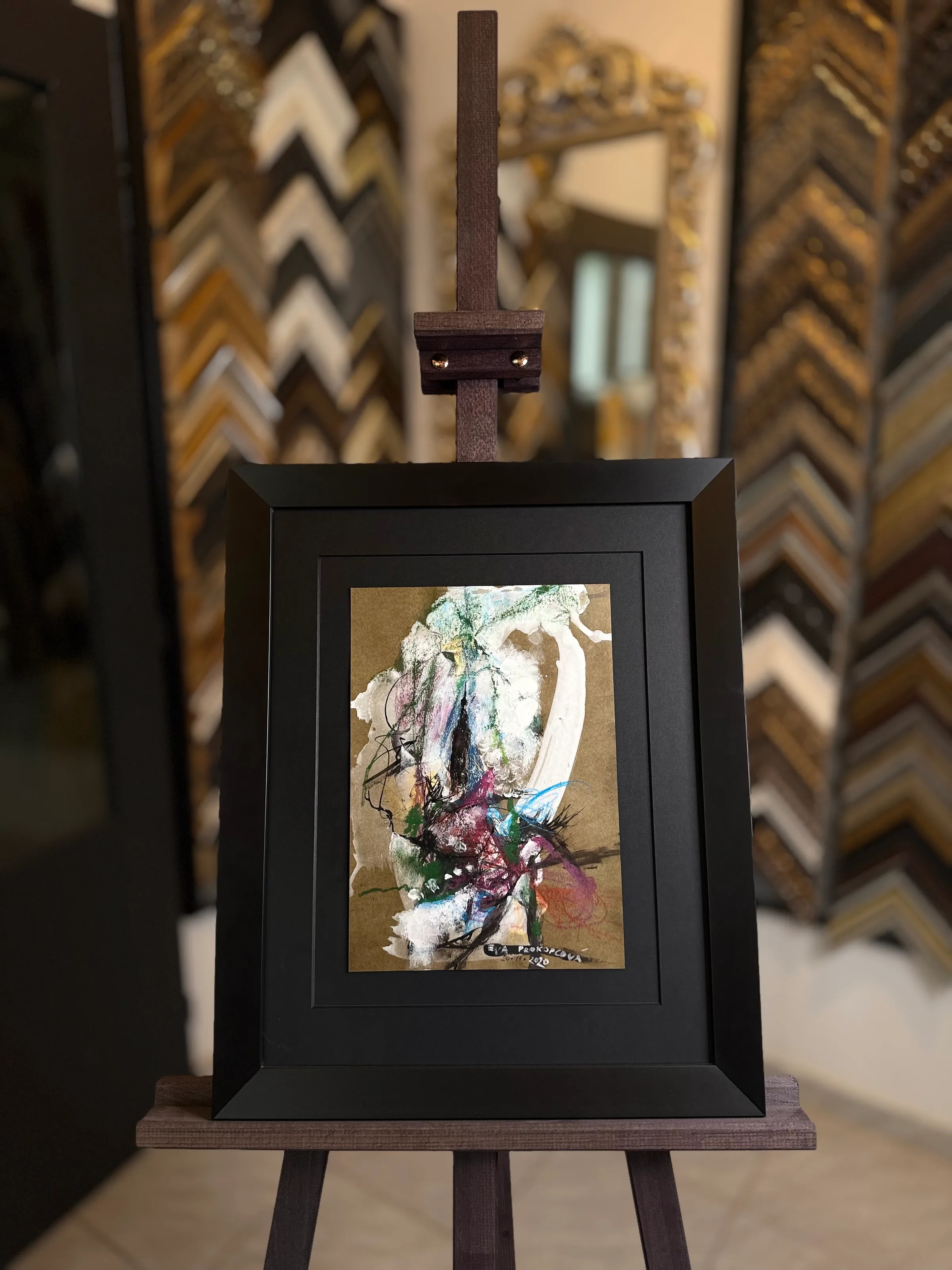 Ukázka rámování —  | Atelier Homolka