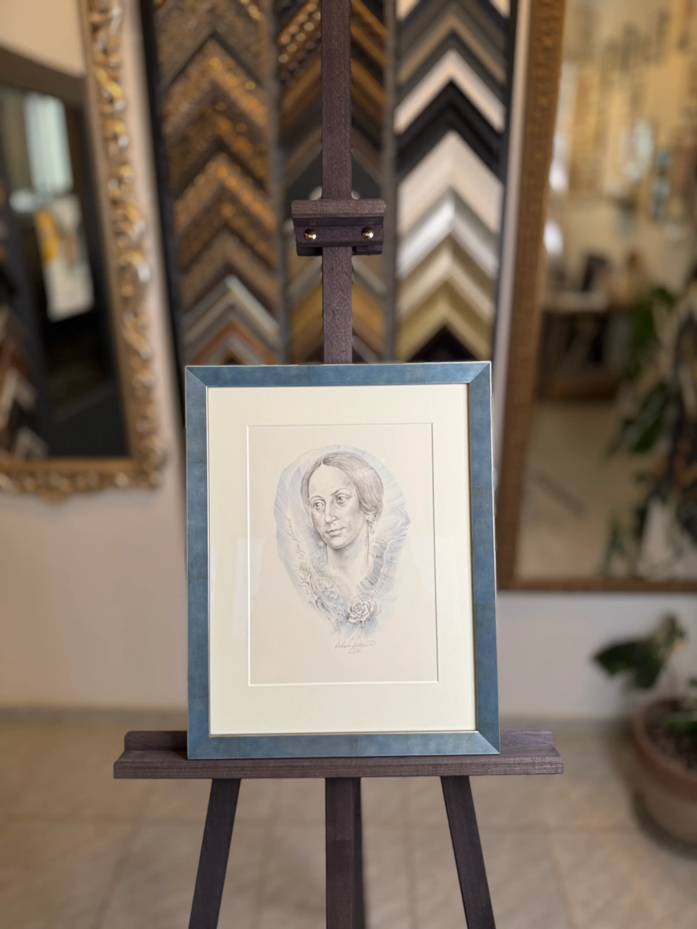 Ukázka rámování —  | Atelier Homolka