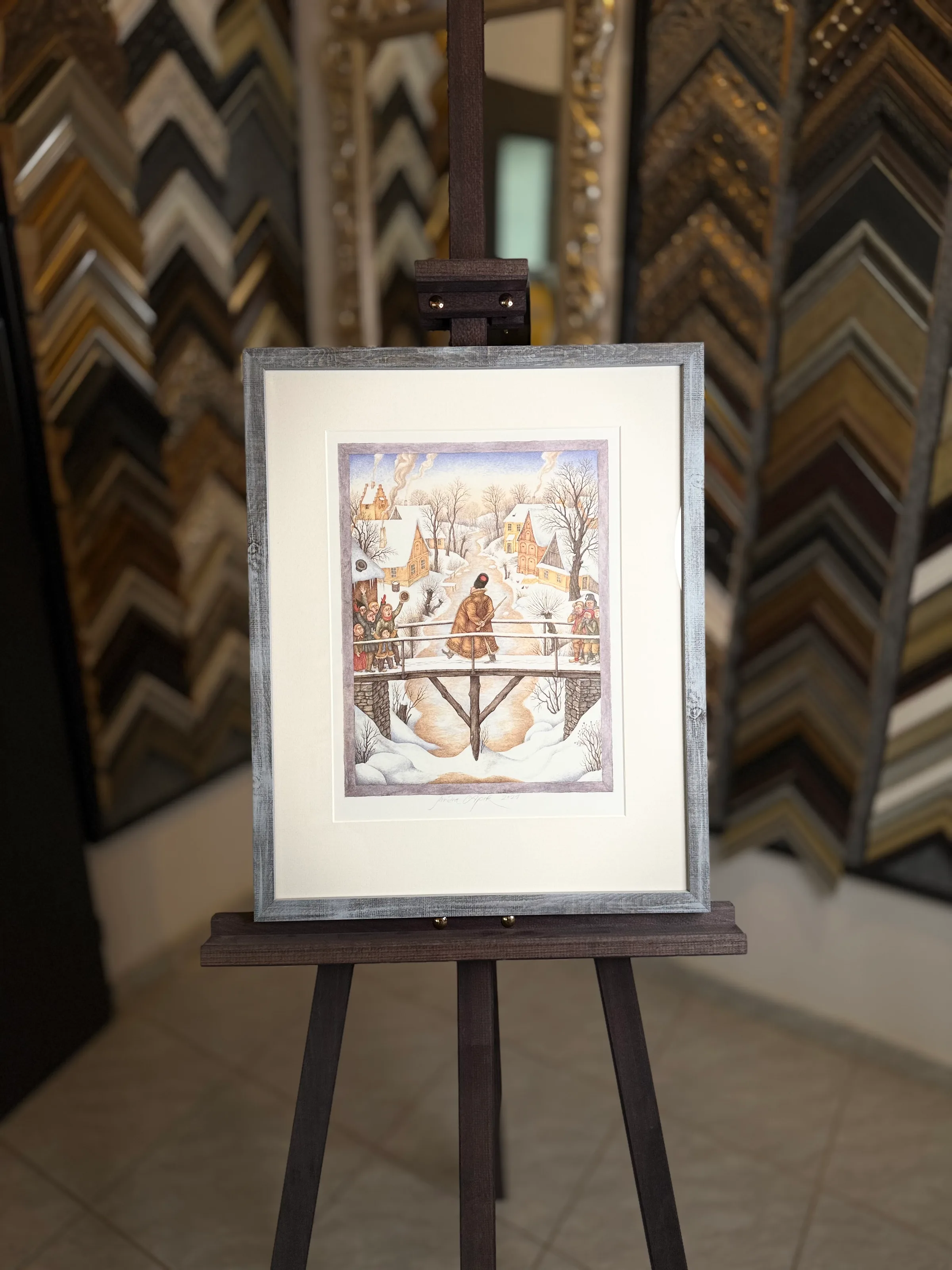 Ukázka rámování —  | Atelier Homolka