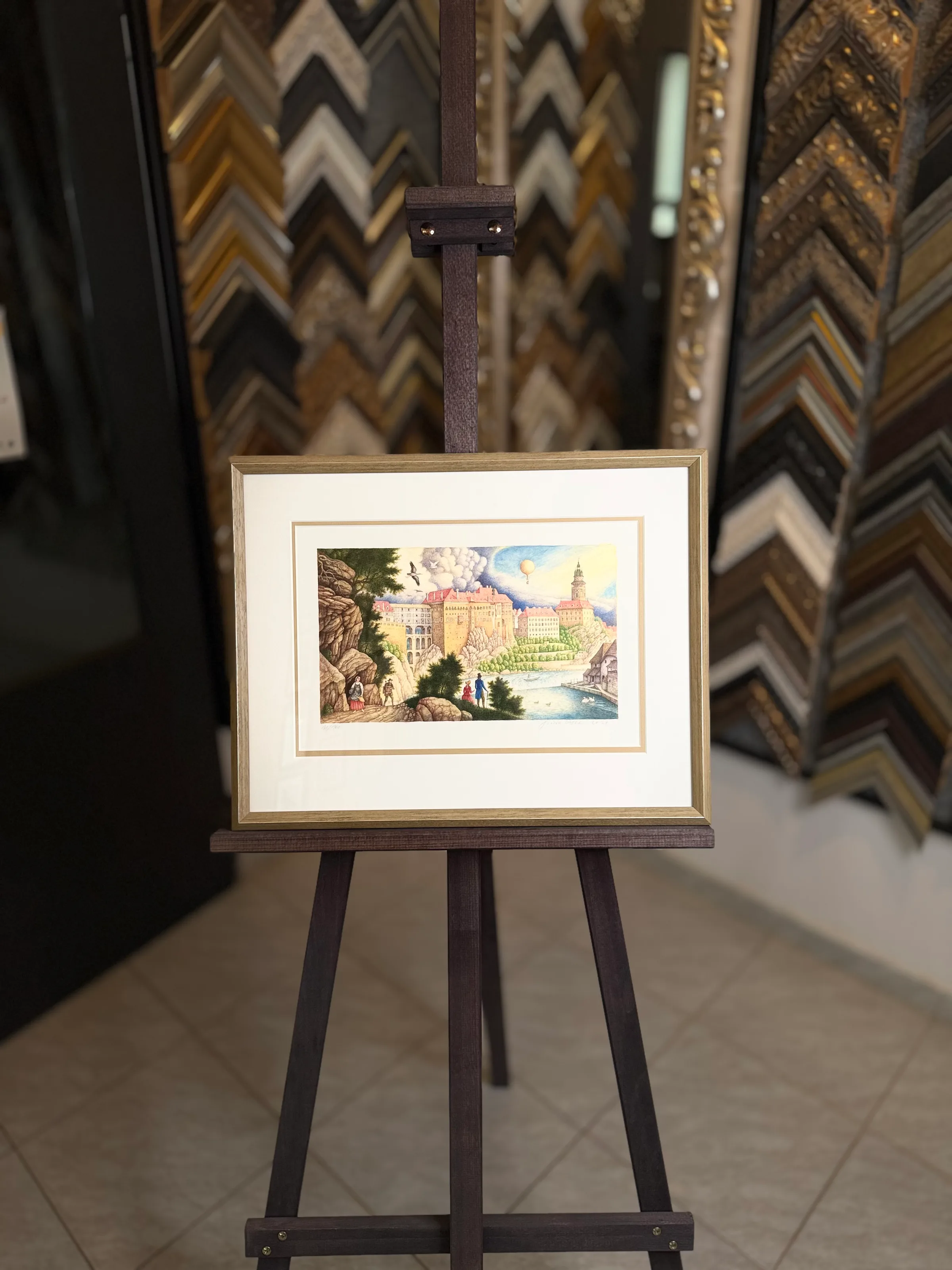 Ukázka rámování —  | Atelier Homolka