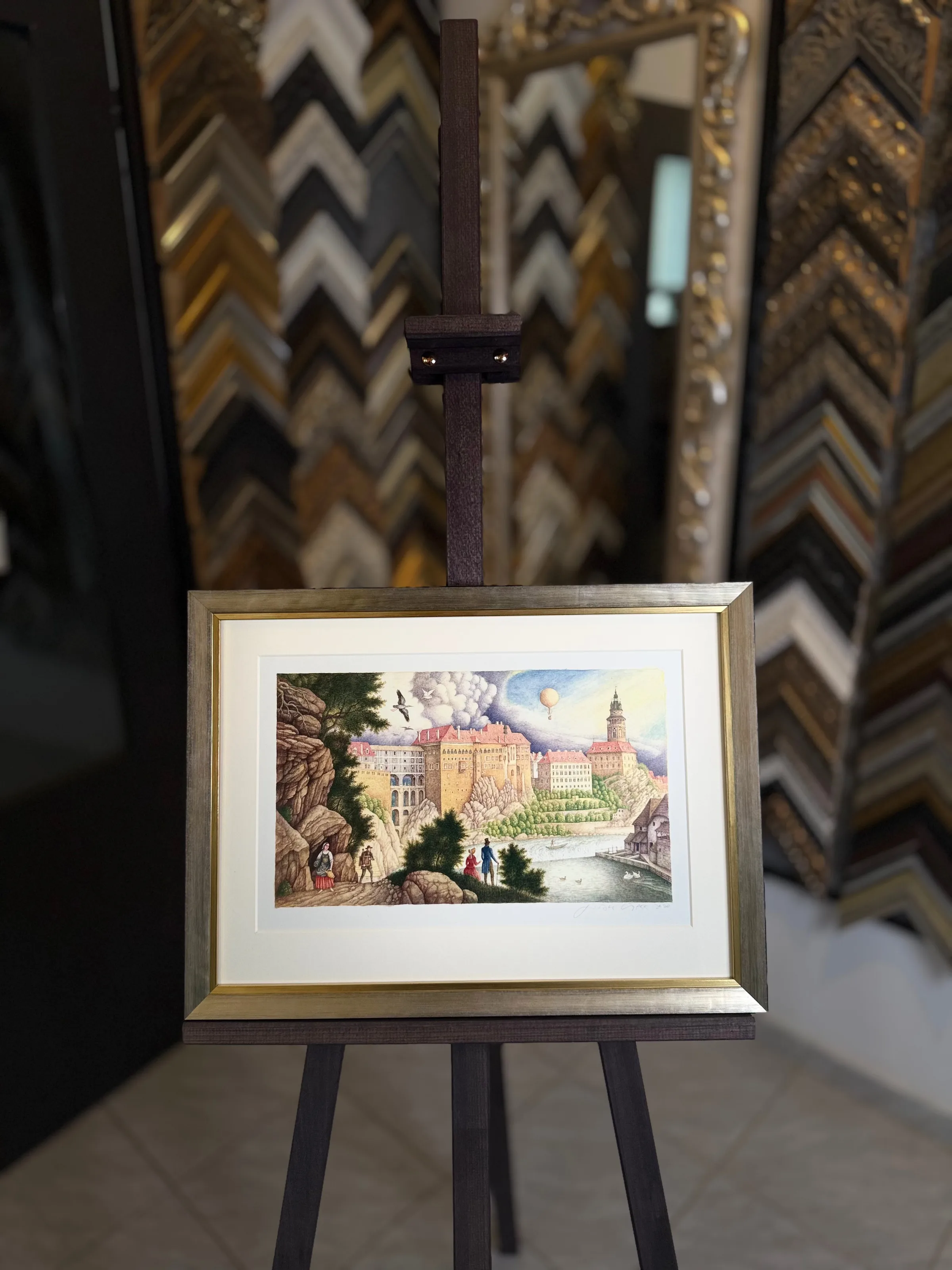 Ukázka rámování —  | Atelier Homolka