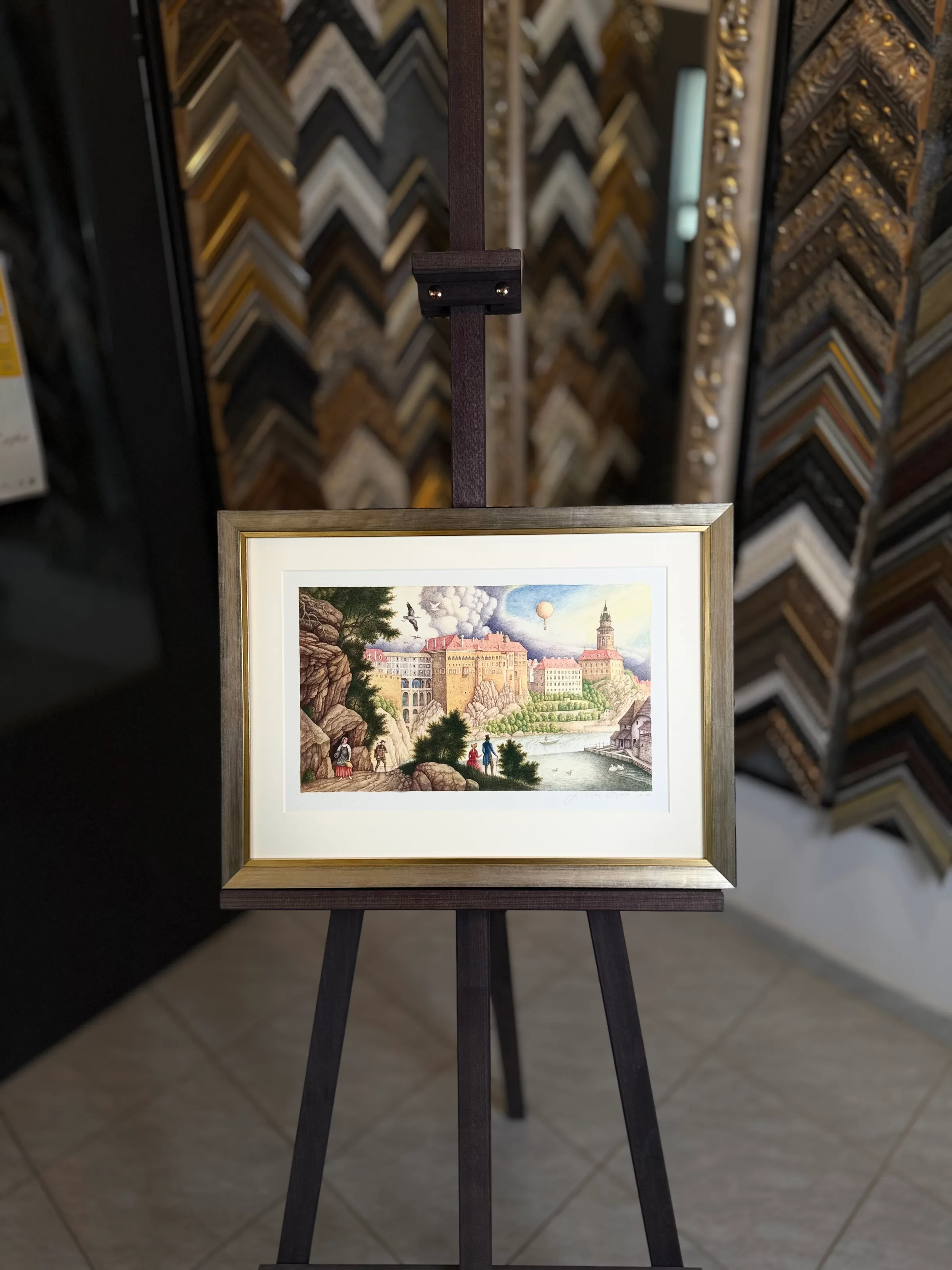 Ukázka rámování —  | Atelier Homolka