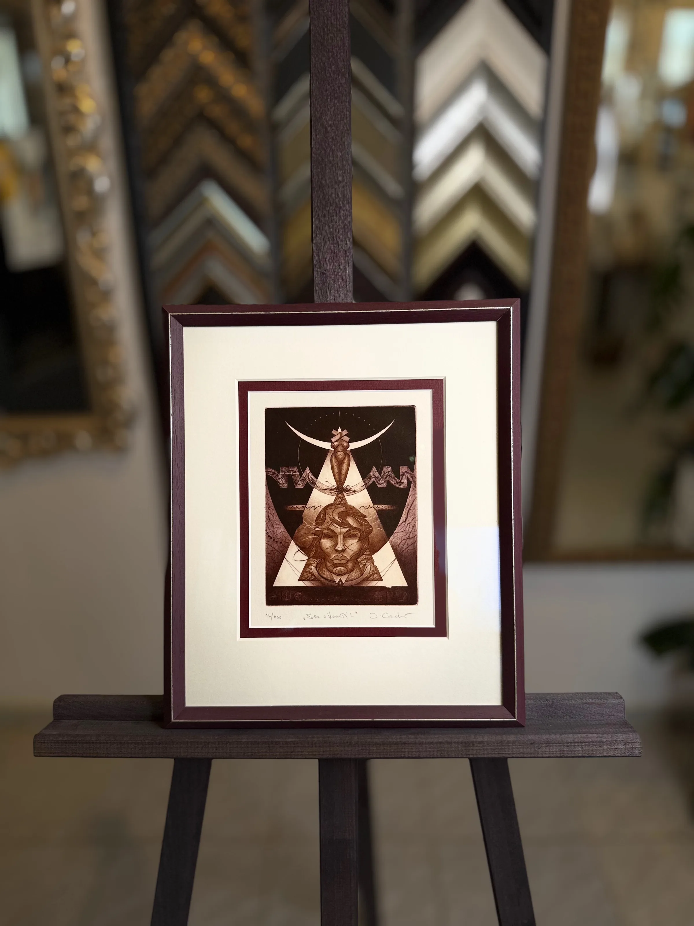 Ukázka rámování —  | Atelier Homolka