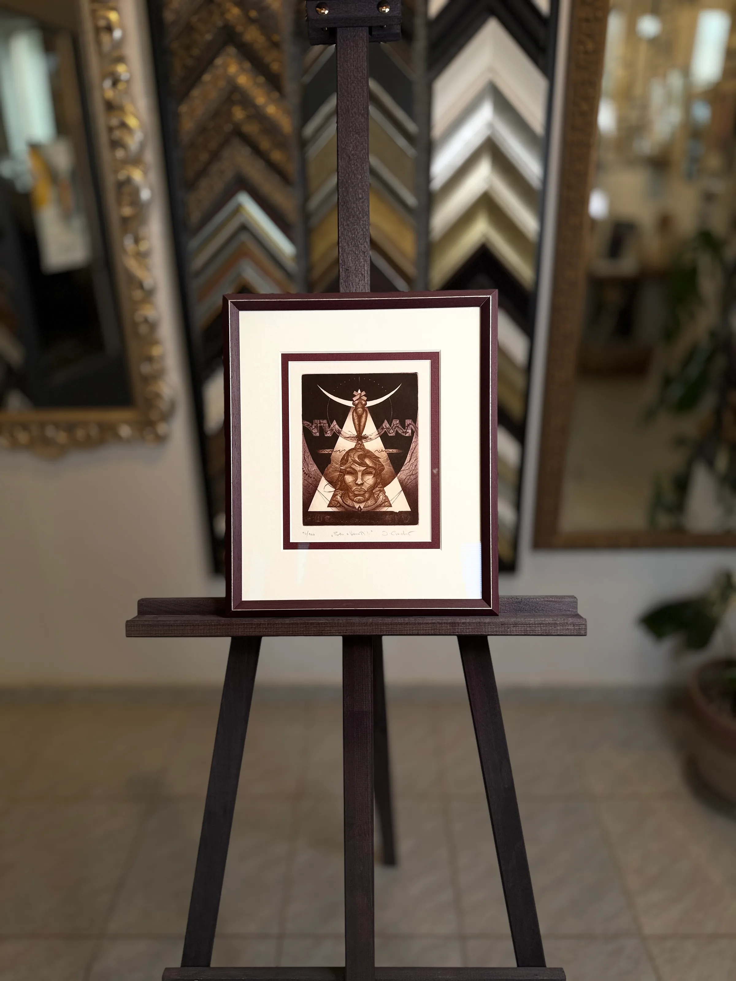 Ukázka rámování —  | Atelier Homolka