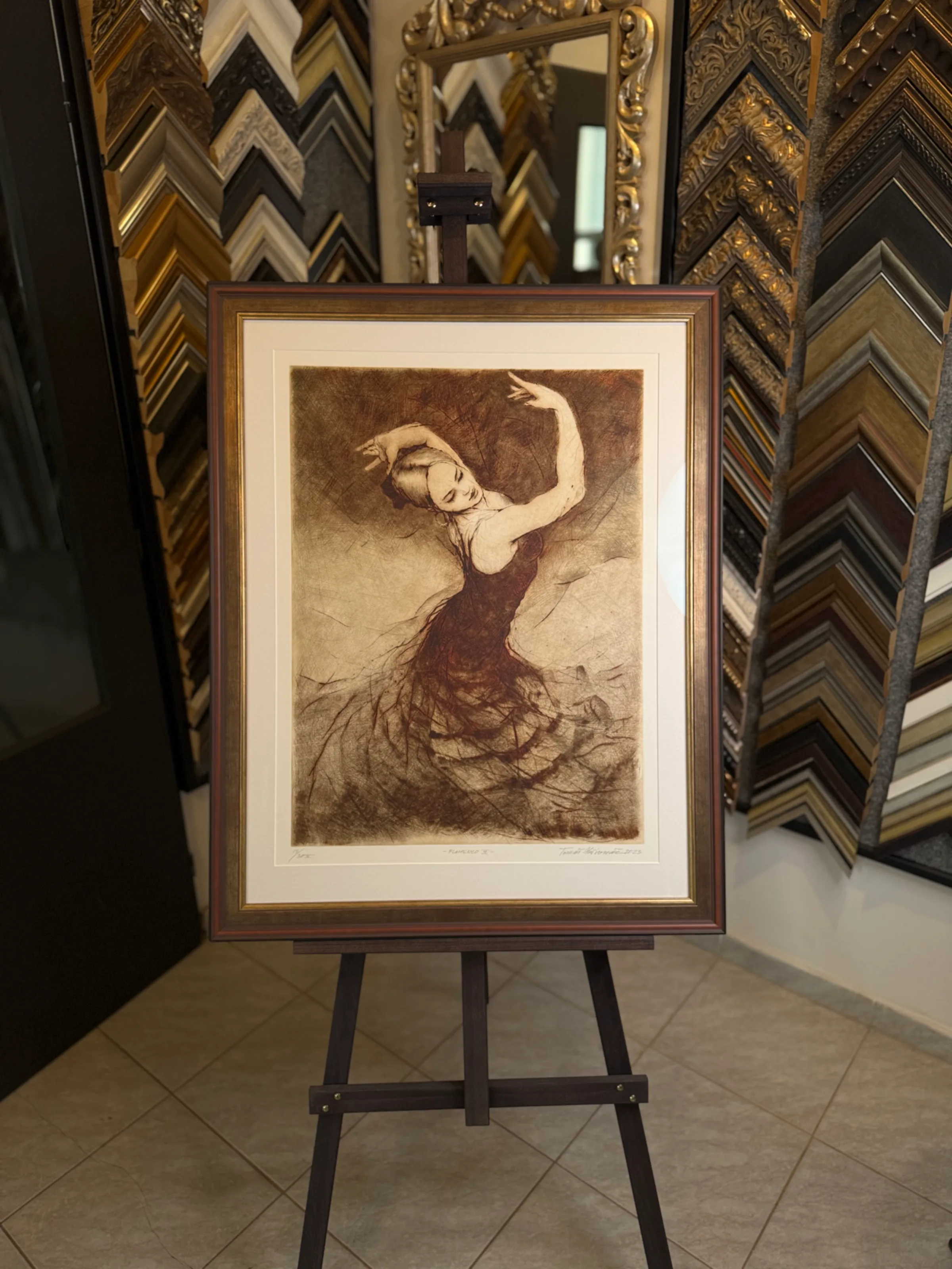 Ukázka rámování —  | Atelier Homolka