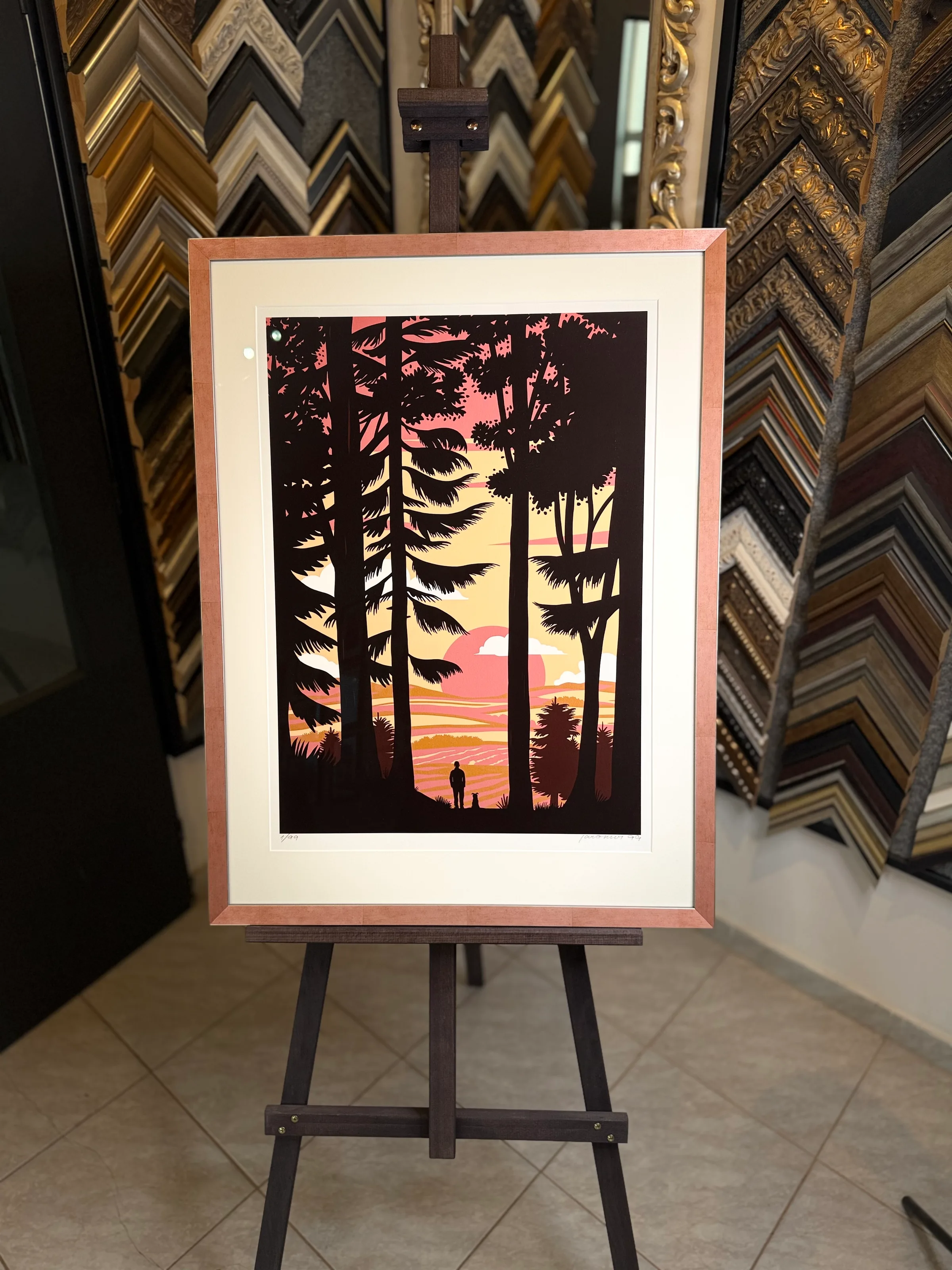 Ukázka rámování —  | Atelier Homolka