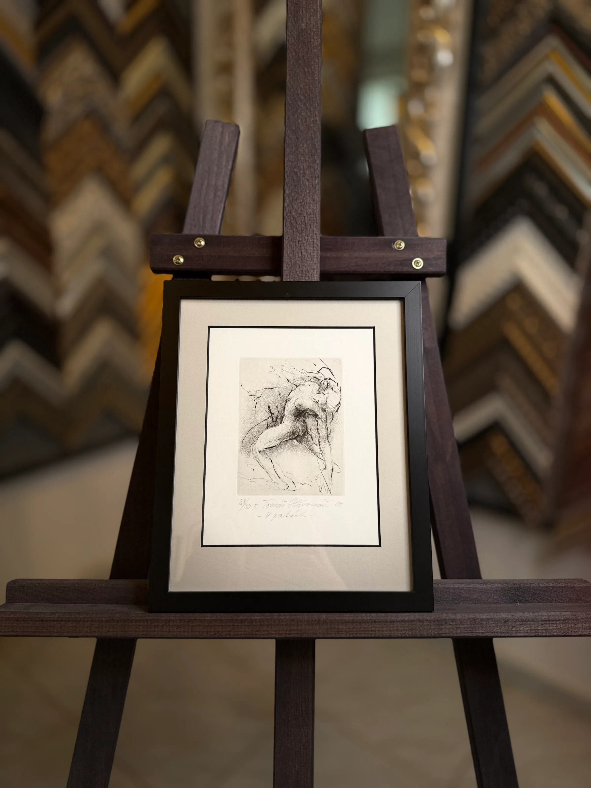 Ukázka rámování —  | Atelier Homolka