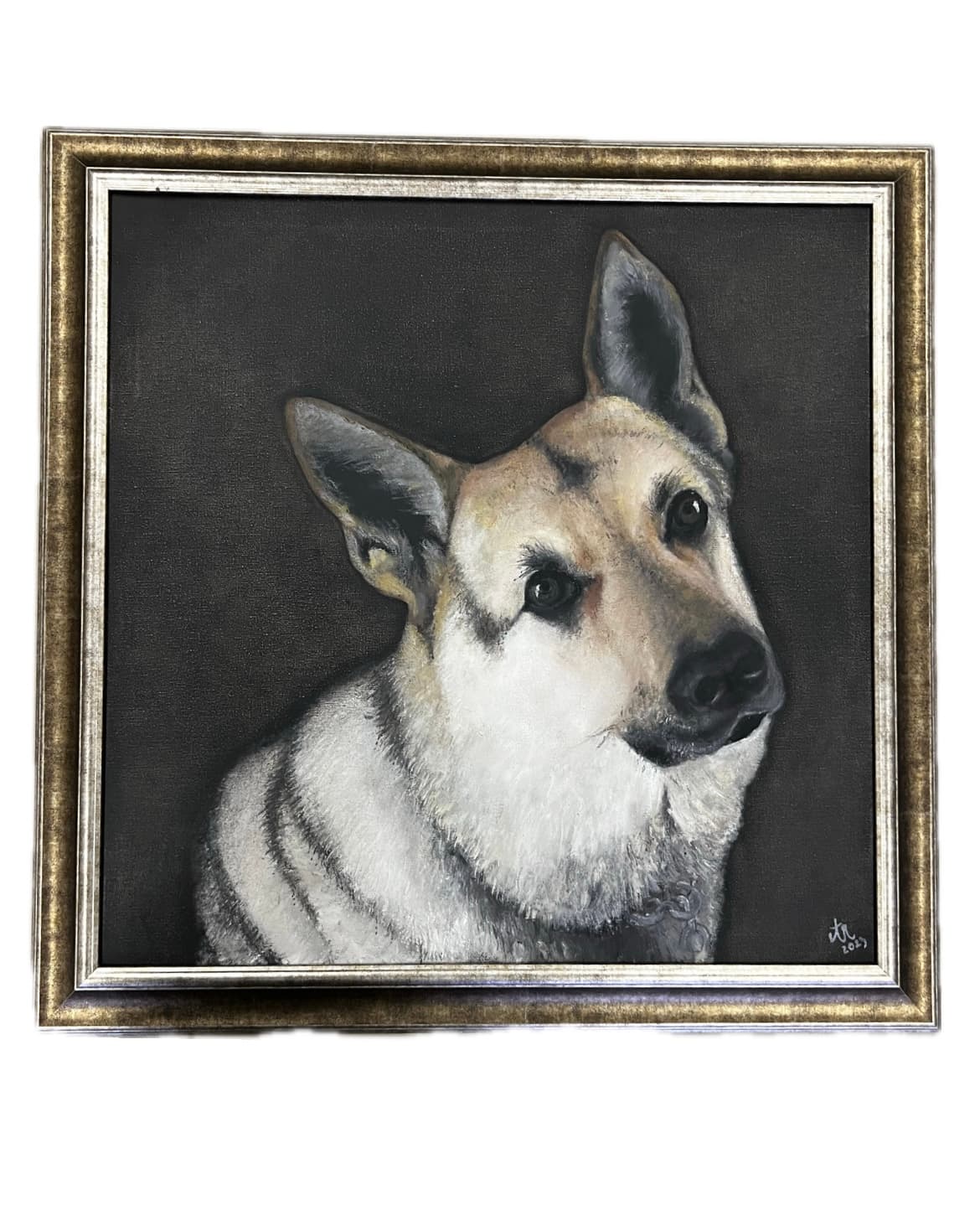 Barevný tisk v elegantním rámu — Stříbrný profil, bílá pasparta | Atelier Homolka