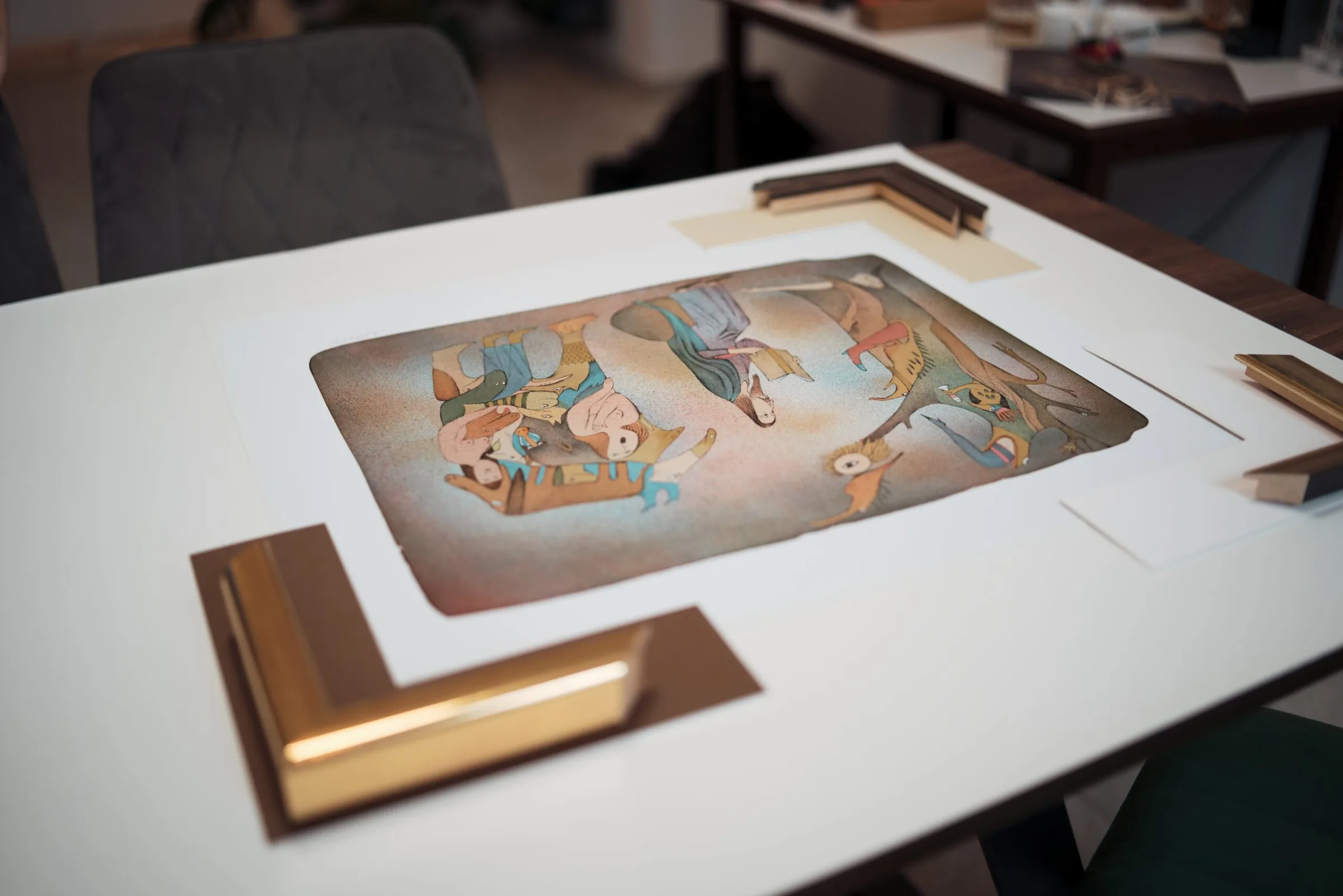 Dokončená zakázka — ruční práce