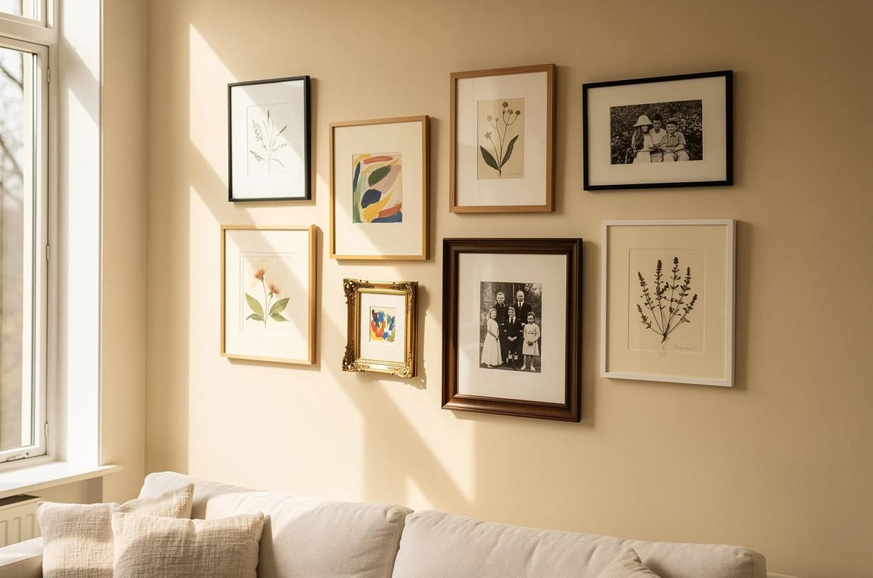 Gallery wall jako inspirace
